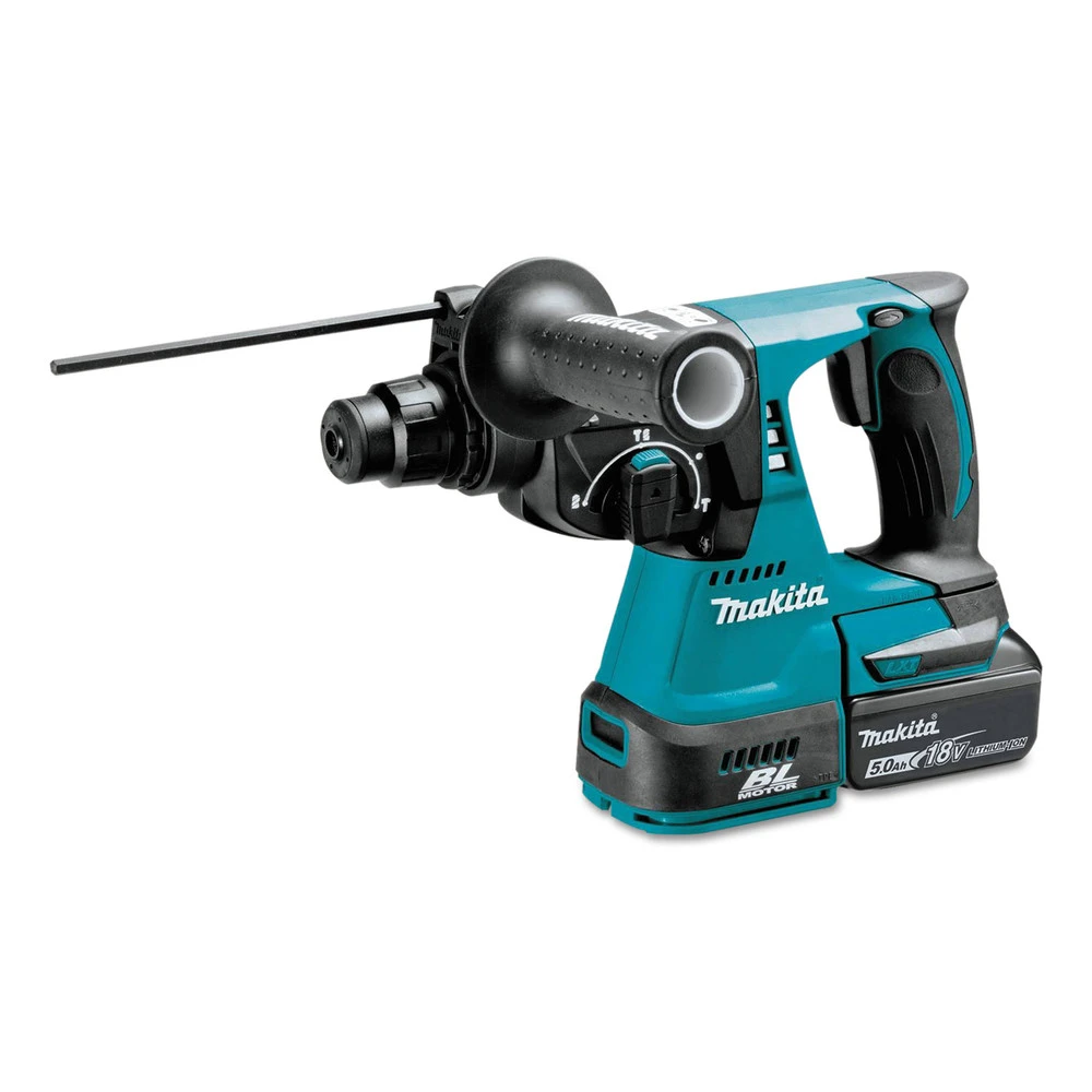 Makita XRH01T 18V LXT Lithium-Ion Brushless 1 In. Cordless Rotary Hammer Kit (5 Ah) 4 Makita XRH01T 18V LXT Lithium-Ion Brushless 1 In. Cordless Rotary Hammer Kit (5 Ah) - Image 2