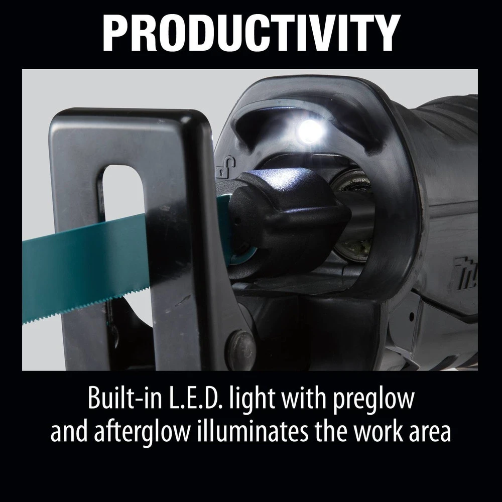 Makita XRJ05Z LXT 18V Cordless Lithium-Ion Brushless Reciprocating Saw (Tool Only) 20 Makita XRJ05Z LXT 18V Cordless Lithium-Ion Brushless Reciprocating Saw (Tool Only) - Image 18