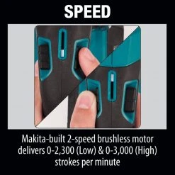 Makita XRJ05Z LXT 18V Cordless Lithium-Ion Brushless Reciprocating Saw (Tool Only) 39 Makita XRJ05Z LXT 18V Cordless Lithium-Ion Brushless Reciprocating Saw (Tool Only) -Cheap Makita Store mktnxrj05z r