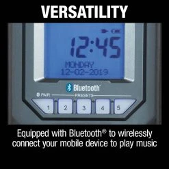 Makita XRM10 18V LXT/12V Max CXT Lithium-Ion Cordless Bluetooth Job Site Charger/Radio (Tool Only) -Cheap Makita Store mktnxrm10 h