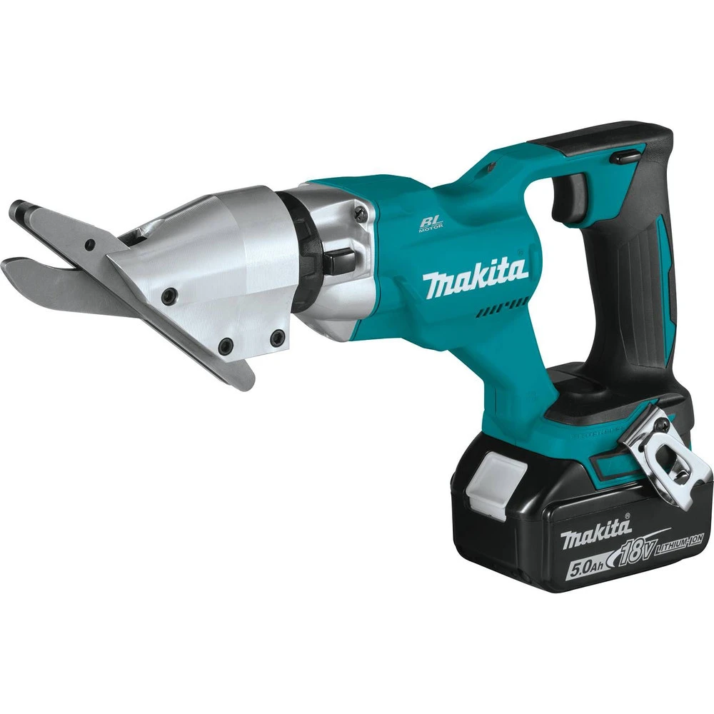 Makita XSJ05T 18V LXT Brushless Lithium-Ion 1/2 In. Cordless Fiber Cement Shear Kit With 2 Batteries (5 Ah) 4 Makita XSJ05T 18V LXT Brushless Lithium-Ion 1/2 In. Cordless Fiber Cement Shear Kit With 2 Batteries (5 Ah) - Image 2