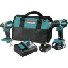Makita XT269T 18V LXT Brushless Lithium-Ion 2-Tool Cordless Combo Kit (5 Ah) -Cheap Makita Store mktnxt269t