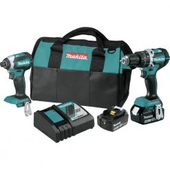 Makita XT269T 18V LXT Brushless Lithium-Ion 2-Tool Cordless Combo Kit (5 Ah)