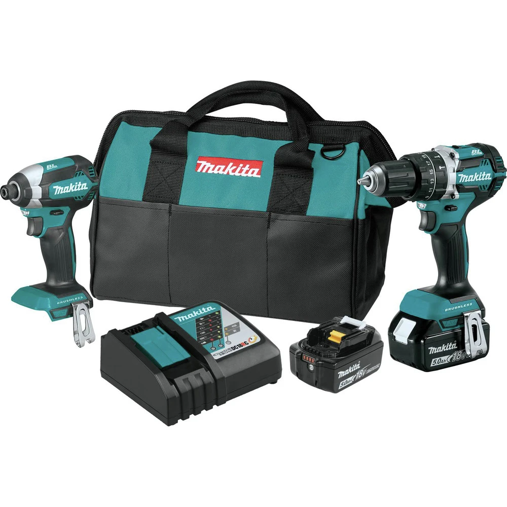 Makita XT269T 18V LXT Brushless Lithium-Ion 2-Tool Cordless Combo Kit (5 Ah) 3 Makita XT269T 18V LXT Brushless Lithium-Ion 2-Tool Cordless Combo Kit (5 Ah)