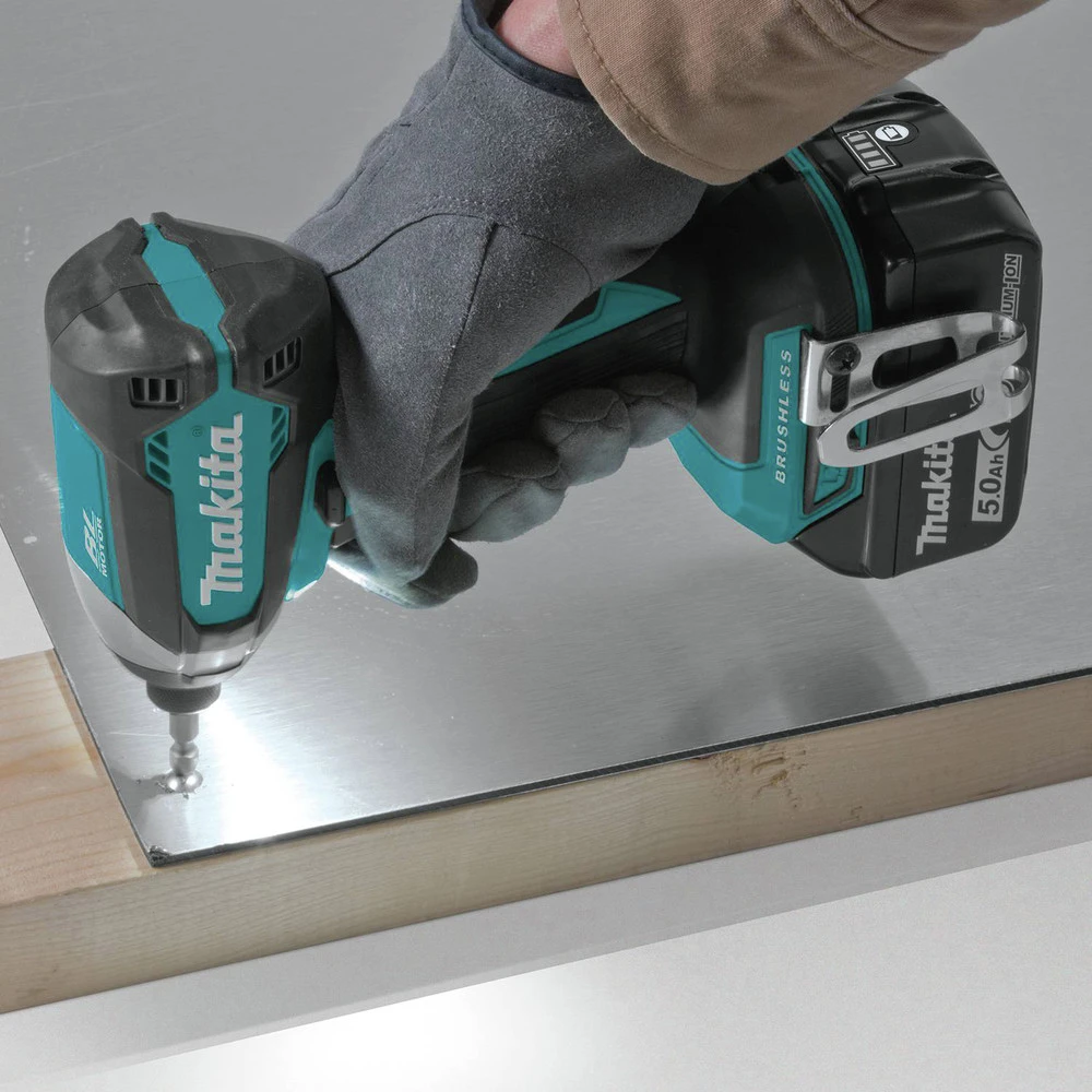 Makita XT291T 18V LXT Brushless Lithium-Ion 1/2 In. Cordless Hammer Drill Driver And Impact Driver Combo Kit With 2 Batteries (5 Ah) 15 Makita XT291T 18V LXT Brushless Lithium-Ion 1/2 In. Cordless Hammer Drill Driver And Impact Driver Combo Kit With 2 Batteries (5 Ah) - Image 13