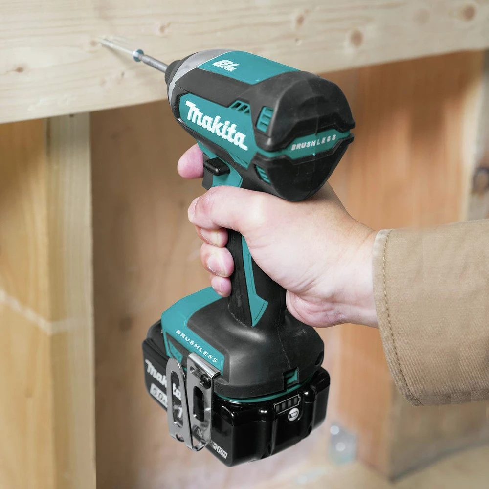 Makita XT291T 18V LXT Brushless Lithium-Ion 1/2 In. Cordless Hammer Drill Driver And Impact Driver Combo Kit With 2 Batteries (5 Ah) 16 Makita XT291T 18V LXT Brushless Lithium-Ion 1/2 In. Cordless Hammer Drill Driver And Impact Driver Combo Kit With 2 Batteries (5 Ah) - Image 14