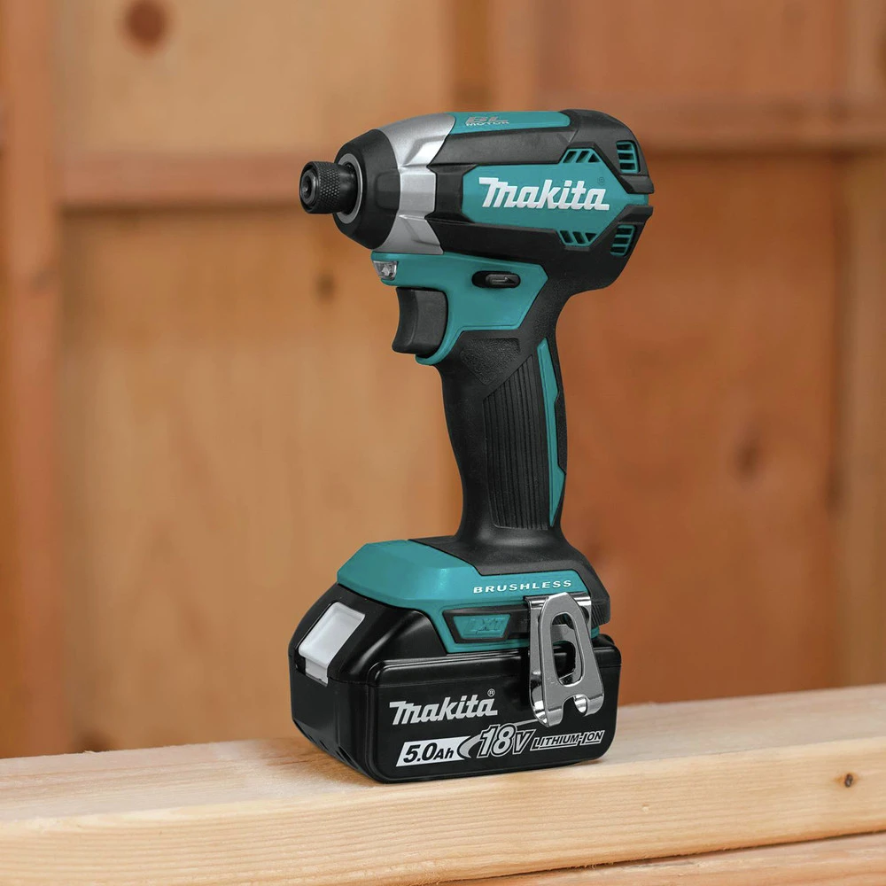 Makita XT291T 18V LXT Brushless Lithium-Ion 1/2 In. Cordless Hammer Drill Driver And Impact Driver Combo Kit With 2 Batteries (5 Ah) 17 Makita XT291T 18V LXT Brushless Lithium-Ion 1/2 In. Cordless Hammer Drill Driver And Impact Driver Combo Kit With 2 Batteries (5 Ah) - Image 15