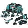 Makita XT616PT 18V LXT Brushless Lithium-Ion Cordless 6-Tool Combo Kit With 2 Batteries (5 Ah) 1 Makita XT616PT 18V LXT Brushless Lithium-Ion Cordless 6-Tool Combo Kit With 2 Batteries (5 Ah) -Cheap Makita Store mktnxt616pt