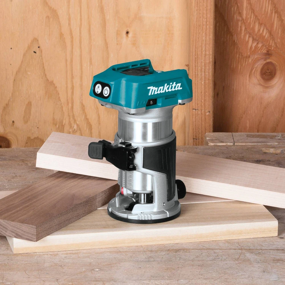 Makita XTR01Z 18V LXT Cordless Lithium-Ion Brushless Compact Router (Tool Only) 5 Makita XTR01Z 18V LXT Cordless Lithium-Ion Brushless Compact Router (Tool Only) - Image 3