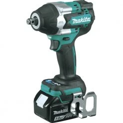 Makita XWT17T 18V LXT Brushless Lithium-Ion 1/2 In. Cordless Square Drive Mid-Torque Impact Wrench With Friction Ring Kit With 2 Batteries (5 Ah) -Cheap Makita Store mktnxwt17t a