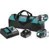 Makita XWT18T 18V LXT Brushless Lithium-Ion 1/2 In. Cordless Square Drive Mid-Torque Impact Wrench With Detent Anvil Kit With 2 Batteries (5 Ah) -Cheap Makita Store mktnxwt18t