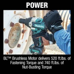 Makita XWT18Z 18V LXT Brushless Lithium-Ion 1/2 In. Cordless Square Drive Mid-Torque Impact Wrench With Detent Anvil (Tool Only) -Cheap Makita Store mktnxwt18z d