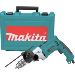 Factory Reconditioned Makita HP2070F-R 115V 8.2 Amp Variable Speed 3/4 In. Corded Hammer Drill With LED Light