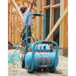 Factory Reconditioned Makita MAC5200-R 3 HP 5.2 Gallon Oil-Lube Wheelbarrow Air Compressor -Cheap Makita Store mktrmac5200 r k