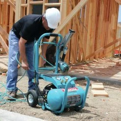 Factory Reconditioned Makita MAC5200-R 3 HP 5.2 Gallon Oil-Lube Wheelbarrow Air Compressor -Cheap Makita Store mktrmac5200 r l