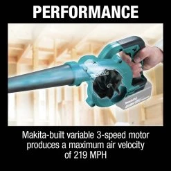 Factory Reconditioned Makita XBU05Z-R 18V LXT Variable Speed Lithium-Ion Cordless Blower (Tool Only) -Cheap Makita Store mktrxbu05z r f