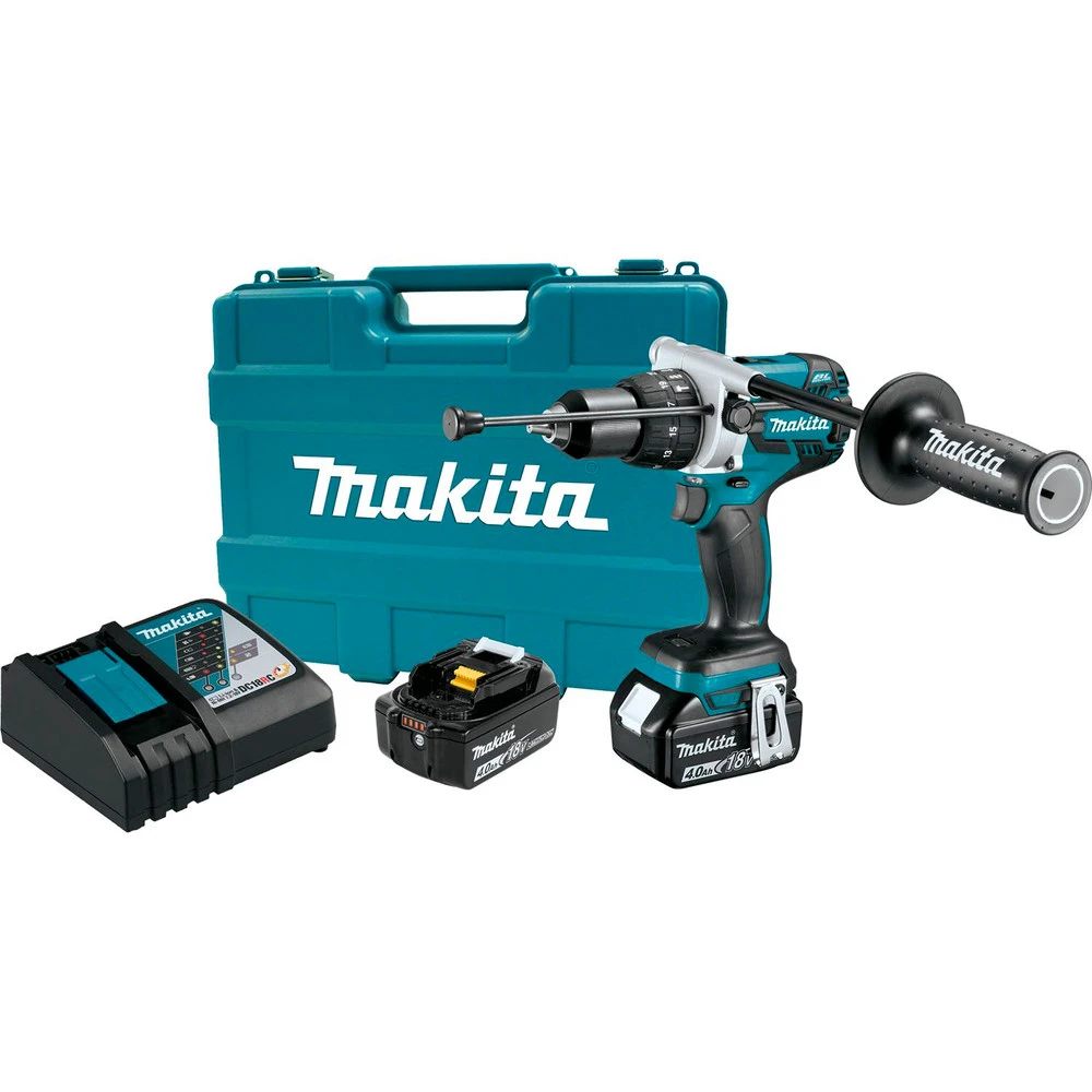 Factory Reconditioned Makita XPH07MB-R 18V LXT Lithium-Ion Brushless 1/2 In. Cordless Hammer Drill Driver Kit (4 Ah) 3 Factory Reconditioned Makita XPH07MB-R 18V LXT Lithium-Ion Brushless 1/2 In. Cordless Hammer Drill Driver Kit (4 Ah)