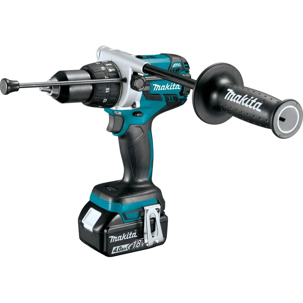 Factory Reconditioned Makita XPH07MB-R 18V LXT Lithium-Ion Brushless 1/2 In. Cordless Hammer Drill Driver Kit (4 Ah) 4 Factory Reconditioned Makita XPH07MB-R 18V LXT Lithium-Ion Brushless 1/2 In. Cordless Hammer Drill Driver Kit (4 Ah) - Image 2
