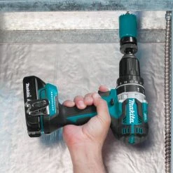 Factory Reconditioned Makita XPH12R-R 18V LXT Compact Brushless Lithium-Ion 1/2 In. Cordless Hammer Drill Kit With 2 Batteries (2 Ah) -Cheap Makita Store mktrxph12rr j