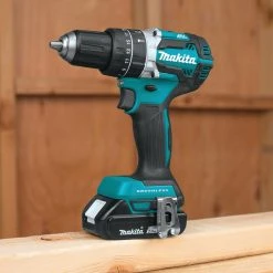 Factory Reconditioned Makita XPH12R-R 18V LXT Compact Brushless Lithium-Ion 1/2 In. Cordless Hammer Drill Kit With 2 Batteries (2 Ah) -Cheap Makita Store mktrxph12rr k