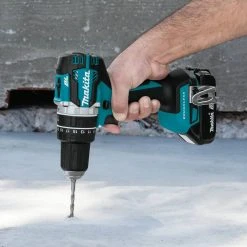 Factory Reconditioned Makita XPH12R-R 18V LXT Compact Brushless Lithium-Ion 1/2 In. Cordless Hammer Drill Kit With 2 Batteries (2 Ah) -Cheap Makita Store mktrxph12rr l