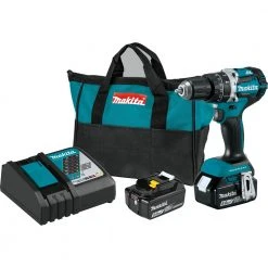 Factory Reconditioned Makita XPH12T-R 18V LXT Compact Brushless Lithium-Ion 1/2 In. Cordless Hammer Drill Driver Kit With 2 Batteries (5 Ah)