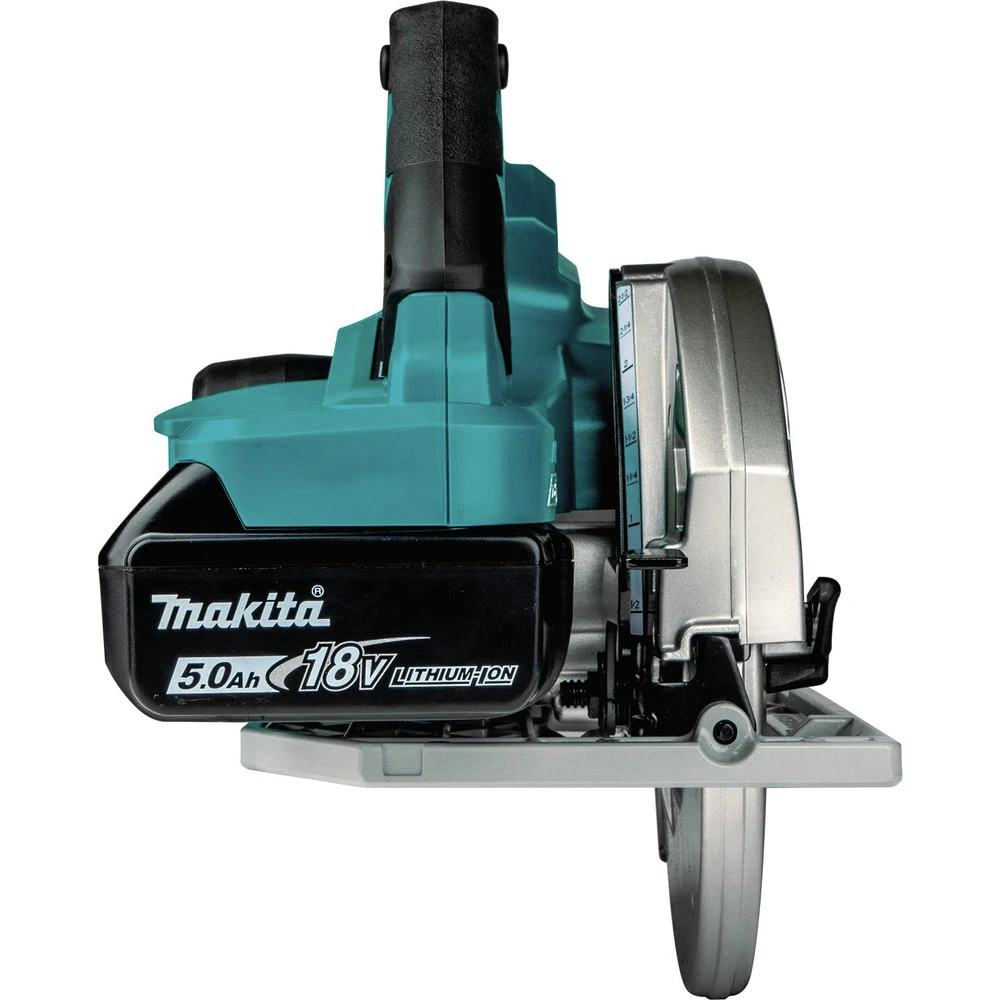 Factory Reconditioned Makita XSH06PT-R 18V X2 LXT Lithium-Ion (36V) 5 Ah Brushless Cordless 7-1/4 In. Circular Saw Kit 7 Factory Reconditioned Makita XSH06PT-R 18V X2 LXT Lithium-Ion (36V) 5 Ah Brushless Cordless 7-1/4 In. Circular Saw Kit - Image 5