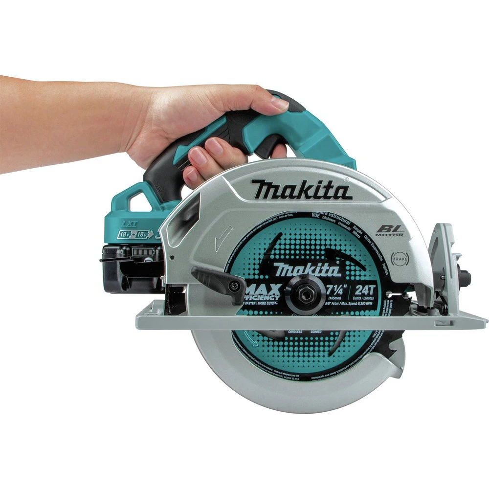 Factory Reconditioned Makita XSH06PT-R 18V X2 LXT Lithium-Ion (36V) 5 Ah Brushless Cordless 7-1/4 In. Circular Saw Kit 20 Factory Reconditioned Makita XSH06PT-R 18V X2 LXT Lithium-Ion (36V) 5 Ah Brushless Cordless 7-1/4 In. Circular Saw Kit - Image 18