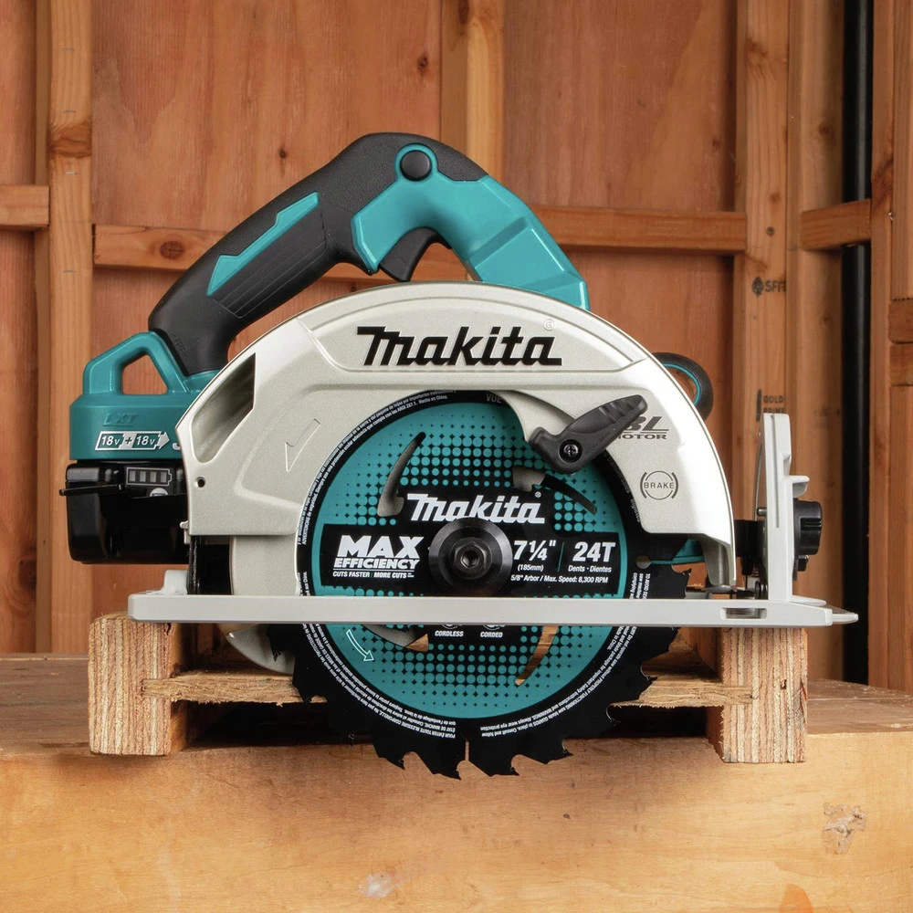 Factory Reconditioned Makita XSH06PT-R 18V X2 LXT Lithium-Ion (36V) 5 Ah Brushless Cordless 7-1/4 In. Circular Saw Kit 25 Factory Reconditioned Makita XSH06PT-R 18V X2 LXT Lithium-Ion (36V) 5 Ah Brushless Cordless 7-1/4 In. Circular Saw Kit - Image 23
