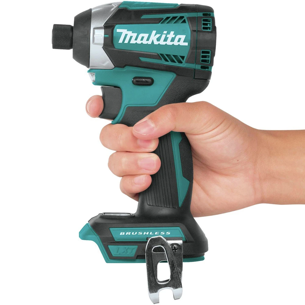 Factory Reconditioned Makita XT268T-R 18V LXT Brushless Lithium-Ion 1/2 In. Cordless Hammer Drill/ Impact Driver Combo Kit (5 Ah) 10 Factory Reconditioned Makita XT268T-R 18V LXT Brushless Lithium-Ion 1/2 In. Cordless Hammer Drill/ Impact Driver Combo Kit (5 Ah) - Image 8