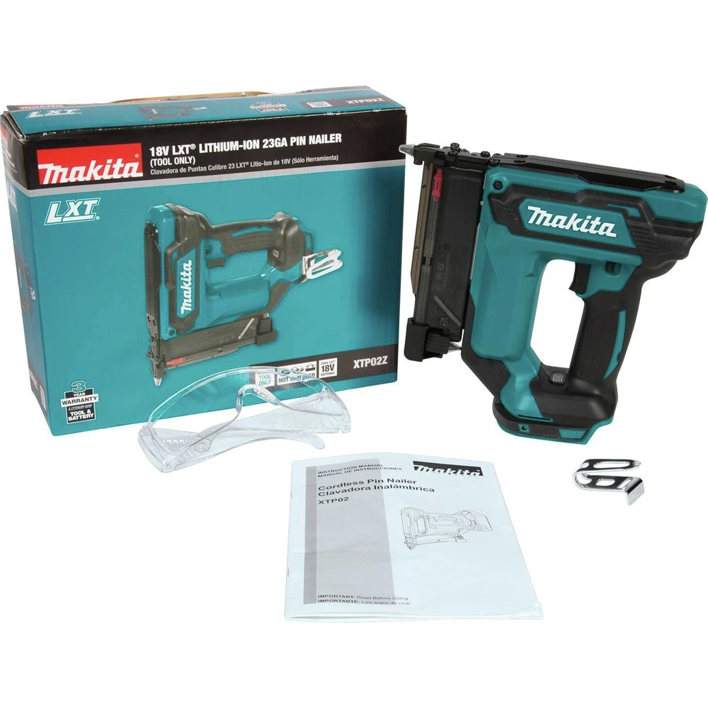Factory Reconditioned Makita XTP02Z-R 18V LXT Lithium-Ion Cordless 23 Gauge Pin Nailer (Tool Only) 9 Factory Reconditioned Makita XTP02Z-R 18V LXT Lithium-Ion Cordless 23 Gauge Pin Nailer (Tool Only) - Image 7