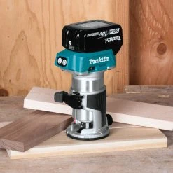 Factory Reconditioned Makita XTR01T7-R 18V LXT Lithium-Ion 1/4 In. Cordless Compact Router Kit (5 Ah) 11 Factory Reconditioned Makita XTR01T7-R 18V LXT Lithium-Ion 1/4 In. Cordless Compact Router Kit (5 Ah) -Cheap Makita Store mktrxtr01t7 r c