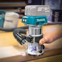 Factory Reconditioned Makita XTR01Z-R 18V LXT Lithium-Ion 1/4 In. Cordless Compact Router (Tool Only) 10 Factory Reconditioned Makita XTR01Z-R 18V LXT Lithium-Ion 1/4 In. Cordless Compact Router (Tool Only) -Cheap Makita Store mktrxtr01z r c